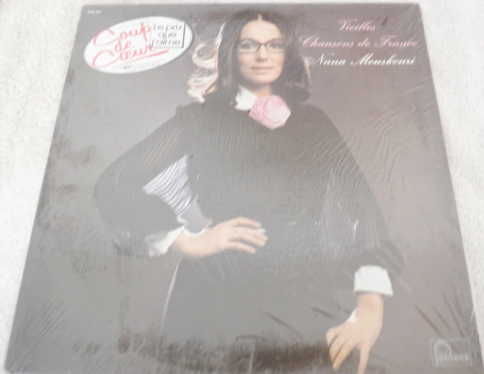 NANA MOUSKOURI: VIELLES CHANSONS DE FRANCE: NEW, SEALED 12" LP; 1973 POP, IMPORT - Image 1 of 2