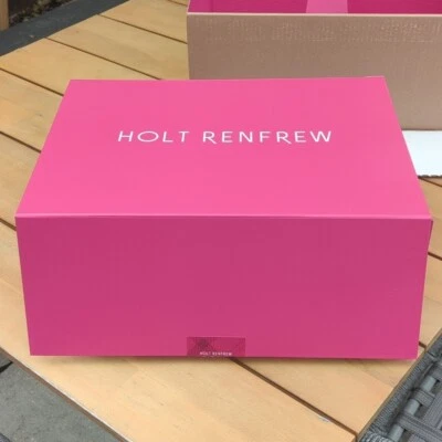 Holt Renfrew Large Pink Storage Box - New - Image 1 of 4