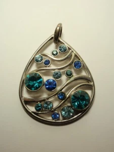 ViArti Italy Anhänger blau Strass - Bild 1 von 5