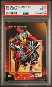 Tarjeta coleccionable Impel Marvel Universe Colossus #46 1992 serie 3 X-Men | PSA 9 como nueva - Imagen 1 de 4