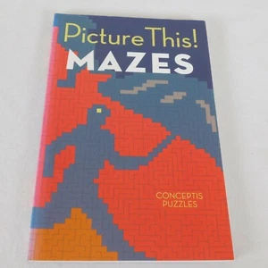 Picture This! Mazes Conceptis Puzzles 2005 Completed Mazes Create a Picture Kids - Imagen 1 de 9