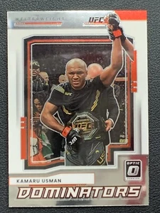 Kamaru Usman 14 Dominators Donruss Optic UFC 2022 Panini - Picture 1 of 4
