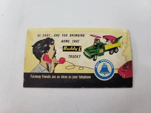 Vintage Multicolored Bell Telephone Advertising Card - Picture 1 of 3