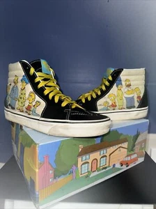 Vans Sk8-Hi The Simpsons Family Portrait 1987-2020 Herren Gr. 6,5 schwarz/weiß mit Karton - Bild 1 von 6