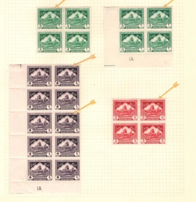 Estampillas de Irak BLOQUES Y VARIEDADES (1941-47) Página de álbum original {samwells}MAL728 Foto 1 de 4