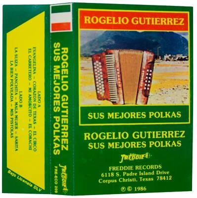 ROGELIO GUTIERREZ Mejores Polkas 1986 CASSETTE TAPE Mexican Norteno Rancheras - Image 1 of 4