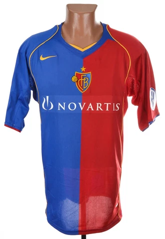 FC BASEL SWITZERLAND 2004/2005 HOME FOOTBALL SHIRT JERSEY NIKE SIZE L ADULT Cover