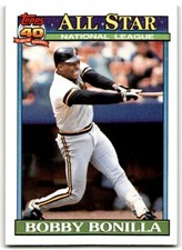 1991 Topps Baseball Card Bobby Bonilla Pittsburgh Pirates #403