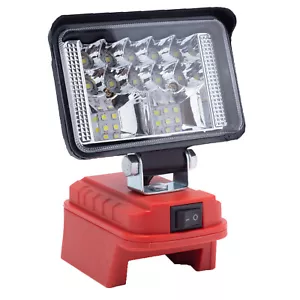 Wireless LED Work Light for Milwaukee 18V Battery w/USB Cordless Outdoor - Picture 1 of 12