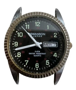 Beautiful Swanson Japan Quartz Men Watch Working 34mm - Picture 1 of 3