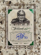 2014 Panini Flawless Greats Emeralf #10 Troy Polamalu STEELERS AUTO 2/5