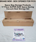 NIB Space Bag Storage Products 17 Piece Space Saving Vacuum Seal Storage Set