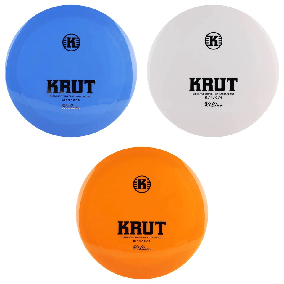 Kastaplast Disc Golf K1 Krut Distance Driver 12/4/0/4 - Choose Exact Disc - Image 1 of 1