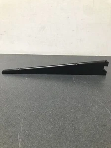 Knape & Vogt KV182BP-BLK12.5 12.5" Double Slot Shelf Bracket, 450 lbs Capacity, - Picture 1 of 5