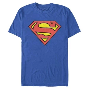 DC Comics Superman Symbol Men’s Blue T-Shirt 2X-Large - Picture 1 of 1