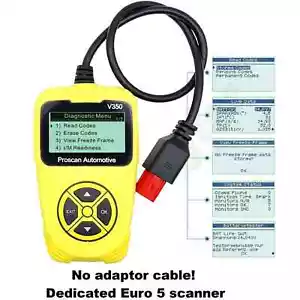 EURO 5 Todas las Motocicletas Herramienta de Diagnóstico de Motor OBD2 Moto Escáner de Código de Fallo - Imagen 1 de 4