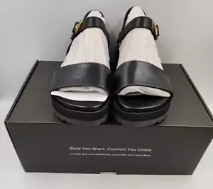 Vionic Jamie schwarze Damenschuhe Größe 6 M Sandalen - Bild 1 von 6