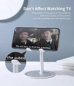 Universal Tilt Mount Stand Holder For Mobile Phone Tablet Adjustable Bracket - Picture 1 of 8