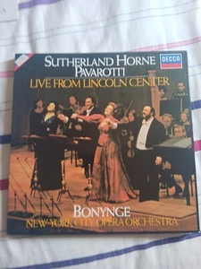 Sutherland Horne Pavarotti: Live From Lincoln Center 2xLP Box Set - D255D 2 - Picture 1 of 9