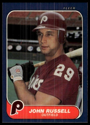 1986 Fleer #448 John Russell - Image 1 of 2