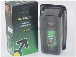 Aceite de masaje herbal 100 % ayurvédico Da'Zeagra Power para el cuidado de la salud de los hombres (25 ml) - Imagen 1 de 3