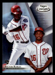 2018 Topps Gold Label Class 1 #97 Victor Robles RC - Picture 1 of 2
