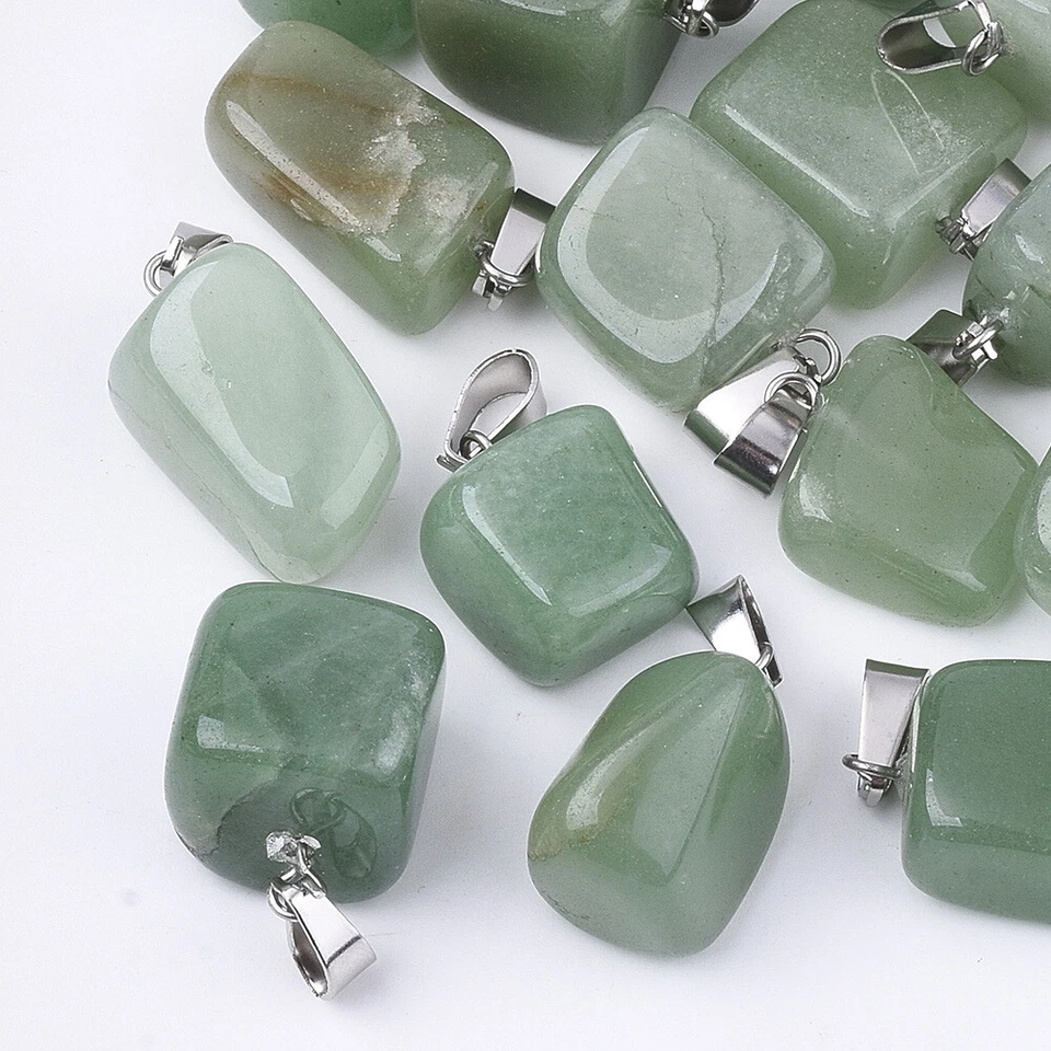 24x Synthetic Natural Nuggets Gemstone Pendants Charms Crafts 15~35x10~20x5~15mm - Image 1 of 1