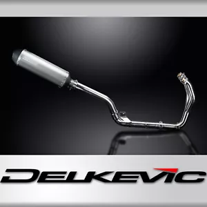 Triumph Tiger 800 11-19 Delkevic Full Exhaust 3-1 13.5" X-Oval Titanium Muffler - Foto 1 di 5
