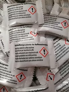 10 pastillas descalcificadoras pestañas descalcificadoras 18 g para máquinas portafiltros - Imagen 1 de 8
