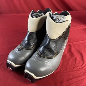 Salomon E4 SNS Profil Gray Nordic Cross Country Ski Boots - UK Size 28 - Picture 1 of 9