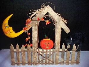 Vintage Halloween Annalee Goblin's Gate Katze Mond Kürbis 2002 - Bild 1 von 10