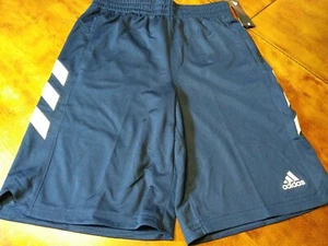 Adidas Youth boys athletic short Navy blue size 14/16 - Picture 1 of 6
