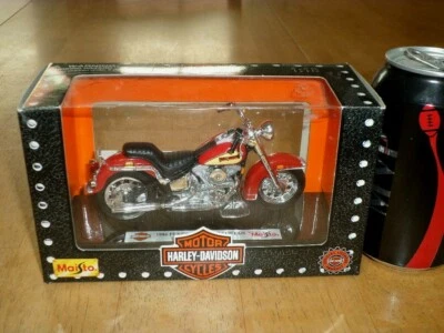 HARLEY-DAVIDSON MOTOR CYCLES [ 1986 FLST HERITAGE SOFTAIL ], DIE CAST TOY, 1:18  - Image 1 of 4