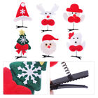 6 Pcs Christmas Spring Barrettes Holiday Party Favor Tree Hat Headgear