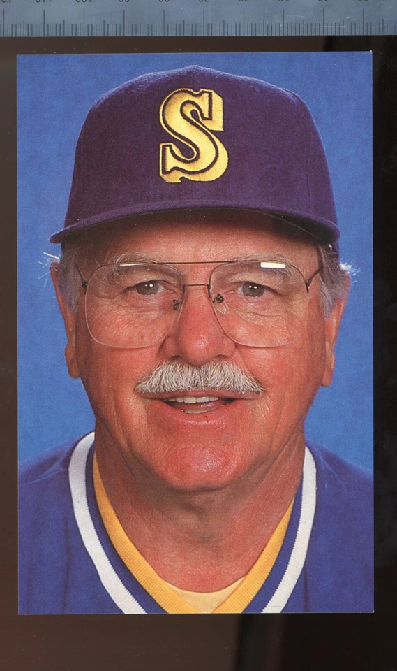 Dick Williams 3x5 Postcard Seattle Mariners Manager. Pacific Nortwest Bell - Image 1 of 2