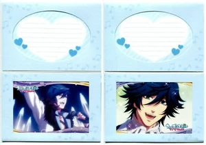 2 pcs photo + memo Uta no Prince sama anime Ichinose Tokiya HAYATO - Picture 1 of 4