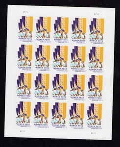 5523 Voto Donna 19° Emendamento Foglio di 20 Francobolli Forever MNH 2020 - Foto 1 di 4