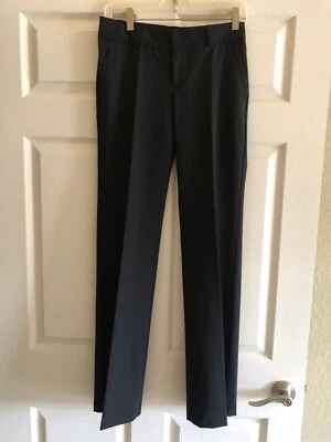 Pantalones de vestir para mujer Mexx con bolsillos lana y poliéster gris oscuro talla 2 Foto 1 de 4