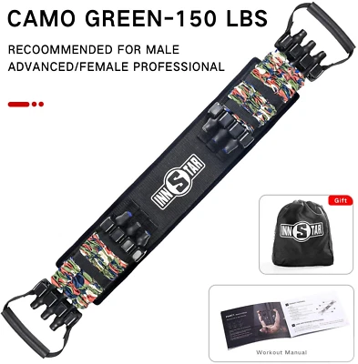 Innstar 150LBS Adjustable Bench Press Resistance bands for Home Exercises Gym