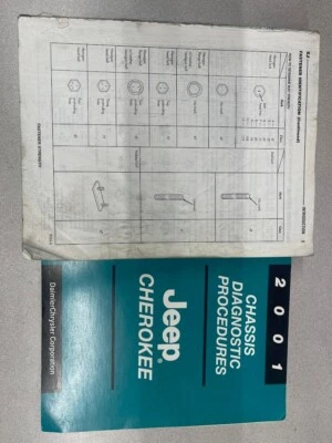Manual De Taller De Servicio Y Reparación 2001 JEEP CHEROKEE - Imagen 1 de 3