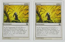 MAGIC MTG - KARMA x2 - 8th EDITION