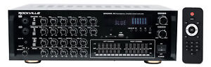 Rockville SingMix 45 1000 Watt Powered Mixer Amplifier Amp w/Bluetooth/USB/Echo