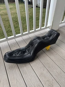 Harley Davidson Panhead Shovelhead E&S Saddlery Seat - Picture 1 of 4