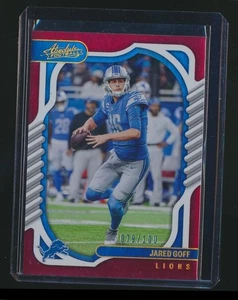 2022 ABSOLUTE RED /100 JARED GOFF LIONS - Picture 1 of 1