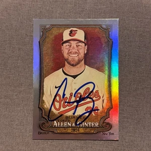 CORBIN BURNES Signed Autograph 2024 Topps Allen & Ginter FOIL Card Orioles #112 - Picture 1 of 1