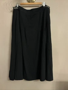 M&S Collection Black  Midi Skirt - Size 20 - Picture 1 of 3
