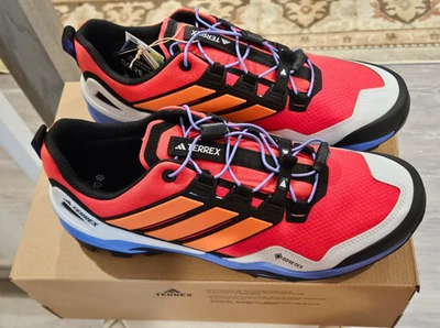 Adidas Terrex Skychaser GTX Mujer Rubí/Azul/Negro Zapatos de Senderismo EE. UU. 11 NUEVO EN CAJA Foto 1 de 4