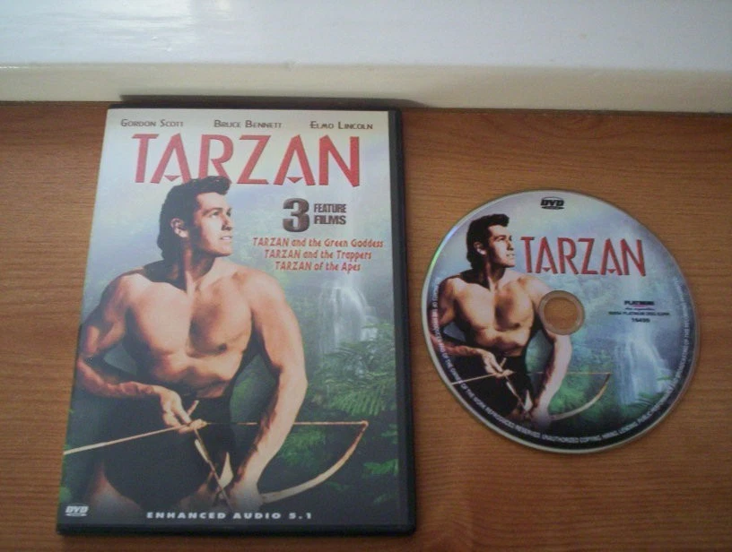 Tarzan Green Goddess & The Trappers & Apes Black & White Triple Feature R2 Ugc - Image 1 of 1