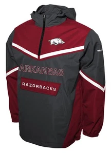 Arkansas Razorbacks Franchise Club Action Anorak Quarter-Zip Pullover Jacket - Picture 1 of 3