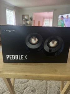 Creative Pebble X 2.0 Usb-c Computer Speakers With Customizable Rgb Lighting Pro - Imagen 1 de 4